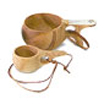 Kuksas, traditional wooden mugs from Lappland.