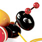 Ant with rolling egg from Brio, Sweden