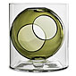 Four, green glass vase by Matti Klenell / Muuto