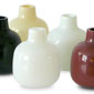 Glass vases by Tora Urup