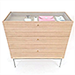 SALE! Luc, chest of drawers with glass top by Broberg & Riddarstråle / Asplund.