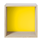 30% SALE! Stacked v.1 medium module, ash with yellow back / Muuto. Condition = New!